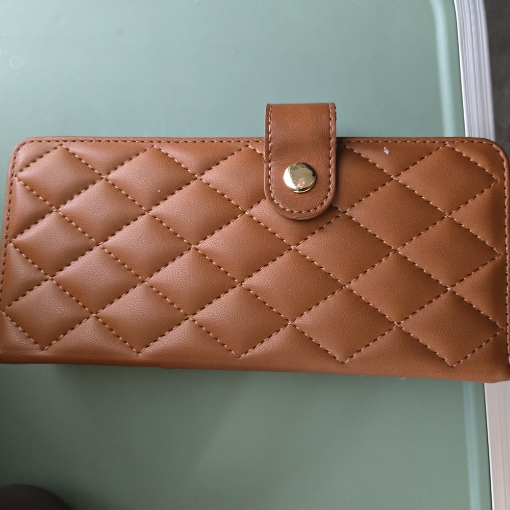 Samsung Galaxy Z Fold 5 Brown Quilted Leather Case/Wallet